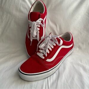 Men’s Vans Old Skool Red Suede